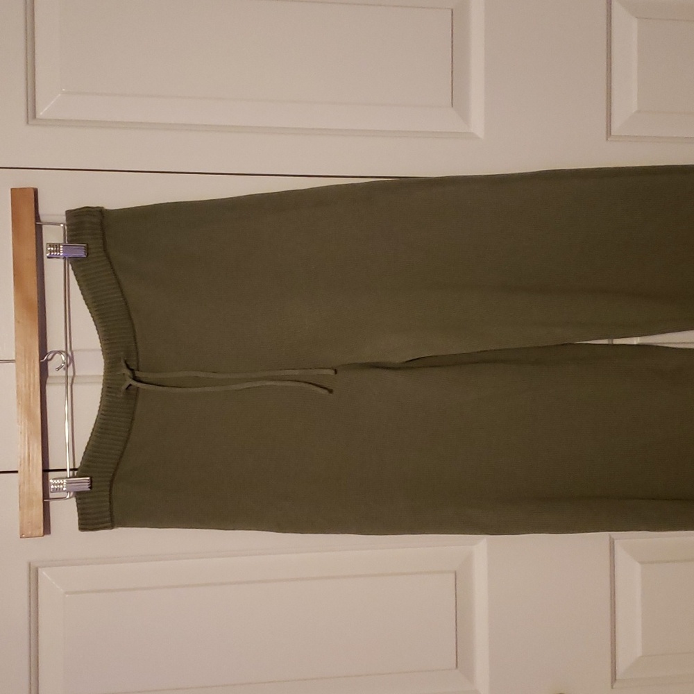 Reformation wide leg sweater pants